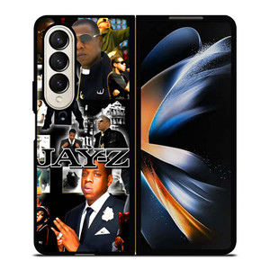 JAY Z RAPPER COLLAGE Samsung Galaxy Z Fold 4 Case Cover JAY Z RAPPER COLLAGE Samsung Galaxy Z Fold 4 Case Cover