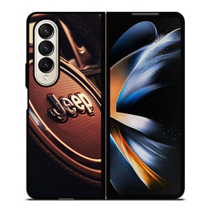 JEEP STEERING WHEEL LOGO Samsung Galaxy Z Fold 4 Case Cover