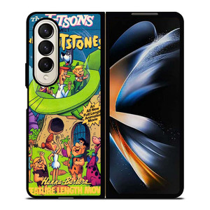 JETSONS MEET FLINTSTONES CARTOON 2 Samsung Galaxy Z Fold 4 Case Cover