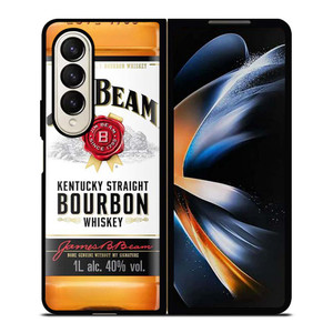 JIM BEAM WHISKEY Samsung Galaxy Z Fold 4 Case Cover JIM BEAM WHISKEY Samsung Galaxy Z Fold 4 Case Cover