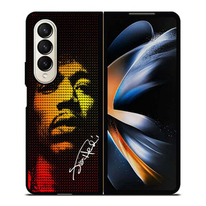 JIMI HENDRIX SIGNATURE Samsung Galaxy Z Fold 4 Case Cover