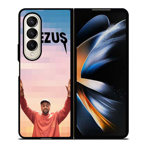 KANYE WEST POSTERIZE YEEZUS LOGO Samsung Galaxy Z Fold 4 Case Cover KANYE WEST POSTERIZE YEEZUS LOGO Samsung Galaxy Z Fold 4 Case Cover