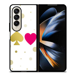 KATE SPADE AND HEART NEW YORK LOGO Samsung Galaxy Z Fold 4 Case Cover