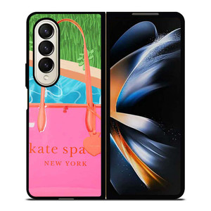KATE SPADE NEW YORK BAG DRAWING Samsung Galaxy Z Fold 4 Case Cover KATE SPADE NEW YORK BAG DRAWING Samsung Galaxy Z Fold 4 Case Cover