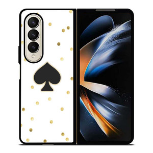 KATE SPADE NEW YORK LOGO GOLD Samsung Galaxy Z Fold 4 Case Cover