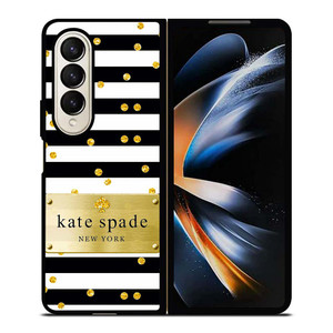 KATE SPADE POLKADOTS GOLD Samsung Galaxy Z Fold 4 Case Cover KATE SPADE POLKADOTS GOLD Samsung Galaxy Z Fold 4 Case Cover