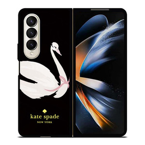 KATE SPADE SWAN Samsung Galaxy Z Fold 4 Case Cover KATE SPADE SWAN Samsung Galaxy Z Fold 4 Case Cover