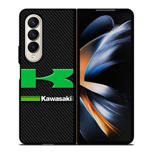 KAWASAKI LOGO CARBOON Samsung Galaxy Z Fold 4 Case Cover
