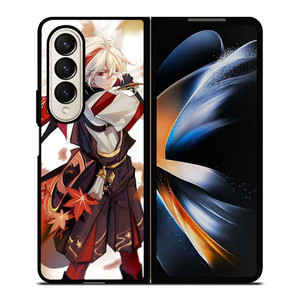 KAZUHA GENSHIN IMPACT GAMES Samsung Galaxy Z Fold 4 Case Cover KAZUHA GENSHIN IMPACT GAMES Samsung Galaxy Z Fold 4 Case Cover