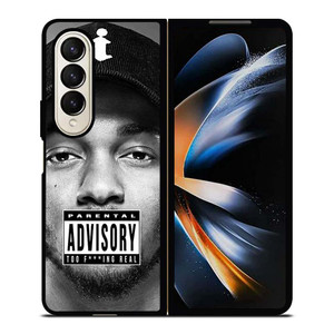 KENDRICK LAMAR PARENTAL ADVISORY Samsung Galaxy Z Fold 4 Case Cover