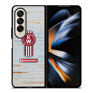 KENWORTH TRUCK RUSTY CONTAINER Samsung Galaxy Z Fold 4 Case Cover