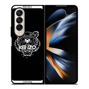 KENZO PARIS BORDERED LOGO Samsung Galaxy Z Fold 4 Case Cover KENZO PARIS BORDERED LOGO Samsung Galaxy Z Fold 4 Case Cover