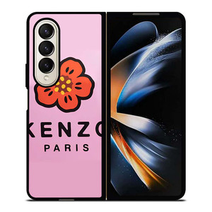 KENZO PARIS PINK FLOWER Samsung Galaxy Z Fold 4 Case Cover KENZO PARIS PINK FLOWER Samsung Galaxy Z Fold 4 Case Cover
