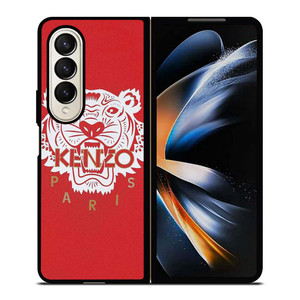KENZO PARIS TIGER RED Samsung Galaxy Z Fold 4 Case Cover