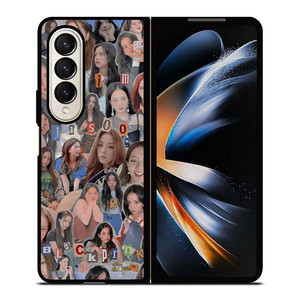 KIM JISOO BLACKPINK CUTE COLLAGE Samsung Galaxy Z Fold 4 Case Cover KIM JISOO BLACKPINK CUTE COLLAGE Samsung Galaxy Z Fold 4 Case Cover