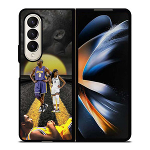 KOBE BRYANT AND GIGI Samsung Galaxy Z Fold 4 Case Cover KOBE BRYANT AND GIGI Samsung Galaxy Z Fold 4 Case Cover