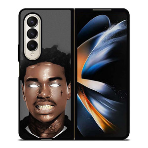 KODAK BLACK RAPPER CARTOON 2 Samsung Galaxy Z Fold 4 Case Cover