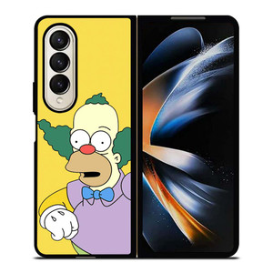 KRUSTY THE CLOWN CARTOON Samsung Galaxy Z Fold 4 Case Cover KRUSTY THE CLOWN CARTOON Samsung Galaxy Z Fold 4 Case Cover