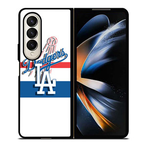 LA DODGERS WHITE STIPS Samsung Galaxy Z Fold 4 Case Cover