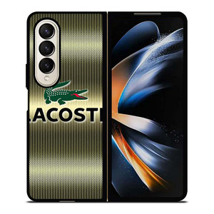 LACOSTE GOLD EMBLEM Samsung Galaxy Z Fold 4 Case Cover