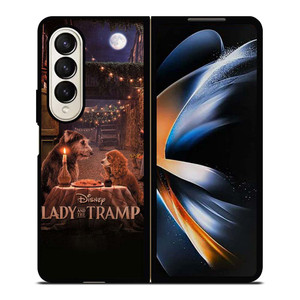 LADY AND THE TRAMP DISNEY Samsung Galaxy Z Fold 4 Case Cover LADY AND THE TRAMP DISNEY Samsung Galaxy Z Fold 4 Case Cover