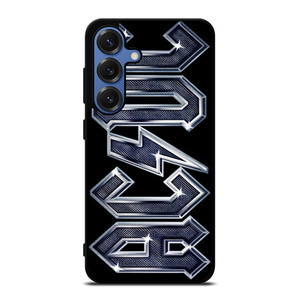 ACDC METAL CARBON LOGO Samsung Galaxy Z Fold 3 Case Cover