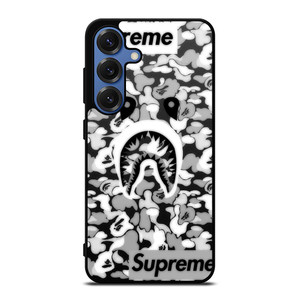 BAPE SHARK LOGO SUPREME BLACK WHITE Samsung Galaxy Z Fold 3 Case Cover BAPE SHARK LOGO SUPREME BLACK WHITE Samsung Galaxy Z Fold 3 Case Cover