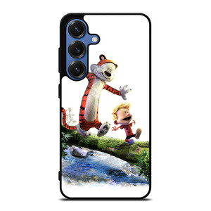 CALVIN AND HOBBES RIVER WOOD Samsung Galaxy Z Fold 3 Case Cover CALVIN AND HOBBES RIVER WOOD Samsung Galaxy Z Fold 3 Case Cover