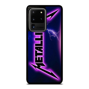 METALLICA ROCK BAND VIOLET LIGHTNING Samsung Galaxy S20 Ultra Case Cover