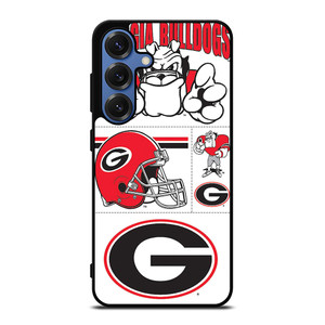 GEORGIA BULLDOGS STICKER COLLECTION Samsung Galaxy Z Fold 3 Case Cover