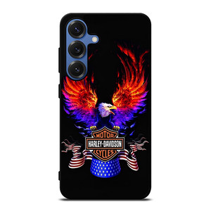 HARLEY DAVIDSON FLAME SWING Samsung Galaxy Z Fold 3 Case Cover