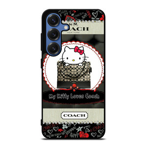 HELLO KITTY LOVES COACH Samsung Galaxy Z Fold 3 Case Cover HELLO KITTY LOVES COACH Samsung Galaxy Z Fold 3 Case Cover