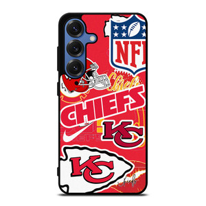 KANSAS CITY CHIEFS NFL STICKER BOMB Samsung Galaxy Z Fold 3 Case Cover