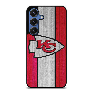 KANSAS CITY CHIEFS WOODEN LOGO Samsung Galaxy Z Fold 3 Case Cover
