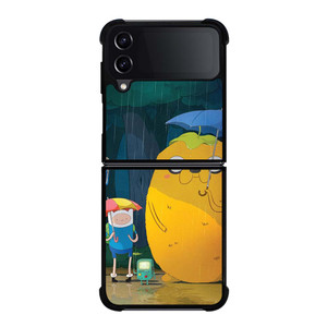 ADVENTURE TIME MY NEIGHBOUR TOTORO Samsung Galaxy Z Flip 4 Case Cover ADVENTURE TIME MY NEIGHBOUR TOTORO Samsung Galaxy Z Flip 4 Case Cover