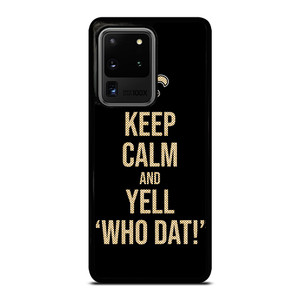 NEW ORLEANS SAINTS NFL FOOTBALL WHO DAT CHANTS 2 Samsung Galaxy S20 Ultra Case Cover