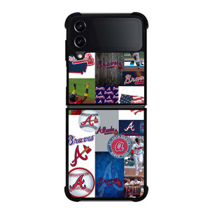 ATLANTA BRAVES COLLAGE WALL Samsung Galaxy Z Flip 4 Case Cover