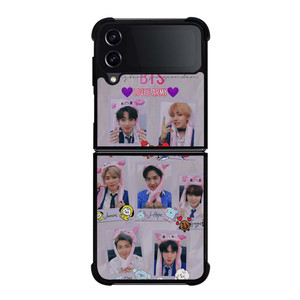 BANGTAN BOYS FACE BTS Samsung Galaxy Z Flip 4 Case Cover BANGTAN BOYS FACE BTS Samsung Galaxy Z Flip 4 Case Cover