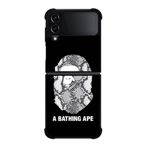 BATHING APE SNAKE SKIN Samsung Galaxy Z Flip 4 Case Cover BATHING APE SNAKE SKIN Samsung Galaxy Z Flip 4 Case Cover