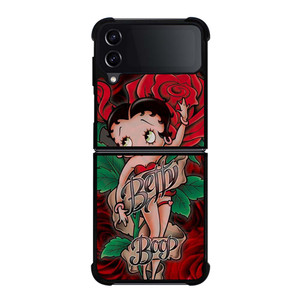 BETTY BOOP ROSE Samsung Galaxy Z Flip 4 Case Cover BETTY BOOP ROSE Samsung Galaxy Z Flip 4 Case Cover