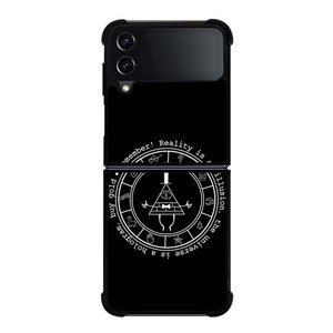 BILL CIPHER WHEEL BLACK Samsung Galaxy Z Flip 4 Case Cover