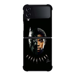 BLACK PANTHER CHADWICK BOSEMAN Samsung Galaxy Z Flip 4 Case Cover BLACK PANTHER CHADWICK BOSEMAN Samsung Galaxy Z Flip 4 Case Cover