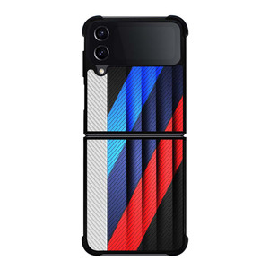 BMW STRIPES ON METAL ICON Samsung Galaxy Z Flip 4 Case Cover BMW STRIPES ON METAL ICON Samsung Galaxy Z Flip 4 Case Cover