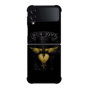 BON JOVI BAND GOLD LOGO Samsung Galaxy Z Flip 4 Case Cover