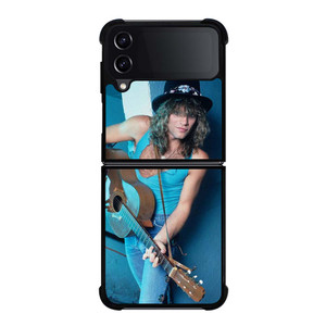 BON JOVI JON AND GUITAR Samsung Galaxy Z Flip 4 Case Cover BON JOVI JON AND GUITAR Samsung Galaxy Z Flip 4 Case Cover