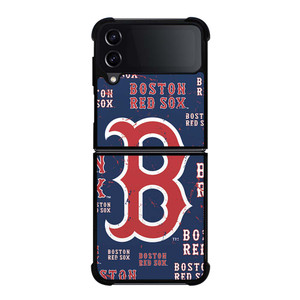 BOSTON RED SOX LOGO COLLAGE Samsung Galaxy Z Flip 4 Case Cover BOSTON RED SOX LOGO COLLAGE Samsung Galaxy Z Flip 4 Case Cover
