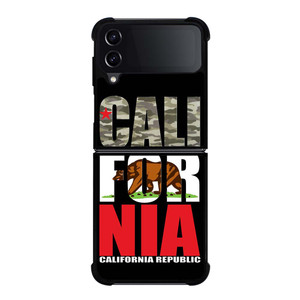 CALIFORNIA REPUBLIC CAMO SYMBOL Samsung Galaxy Z Flip 4 Case Cover CALIFORNIA REPUBLIC CAMO SYMBOL Samsung Galaxy Z Flip 4 Case Cover