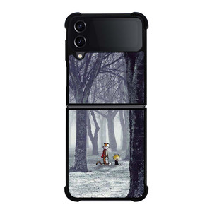 CALVIN AND HOBBES CARTOON Samsung Galaxy Z Flip 4 Case Cover
