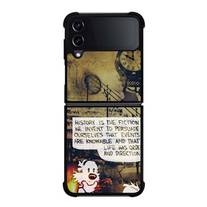 CALVIN AND HOBBES CLASSIC QUOTES Samsung Galaxy Z Flip 4 Case Cover CALVIN AND HOBBES CLASSIC QUOTES Samsung Galaxy Z Flip 4 Case Cover