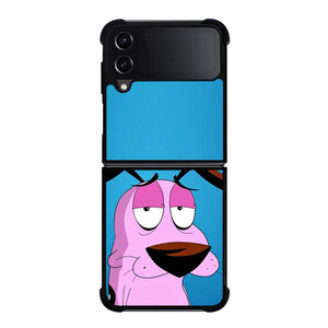 CARTOON COURAGE THE COWARDLY DOG Samsung Galaxy Z Flip 4 Case Cover